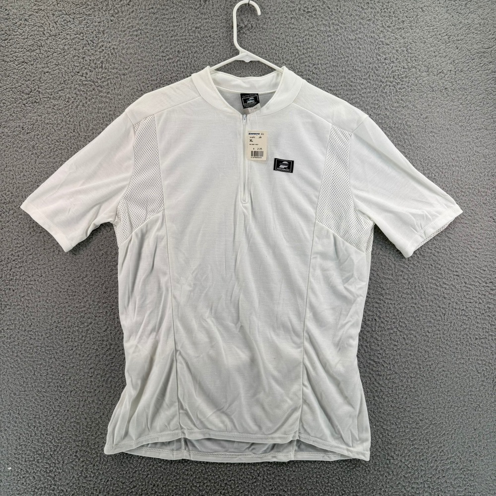 Performance Bicycle PBS Desert Cycling Jersey MensXL White‎ Vintage NWT READ